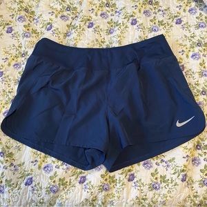 Womens Navy Blue Nike Running Shorts size Large